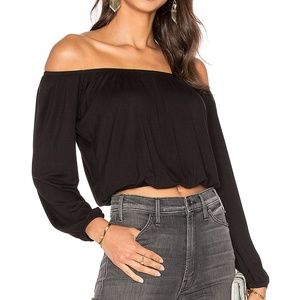 De Lacy off the shoulder top